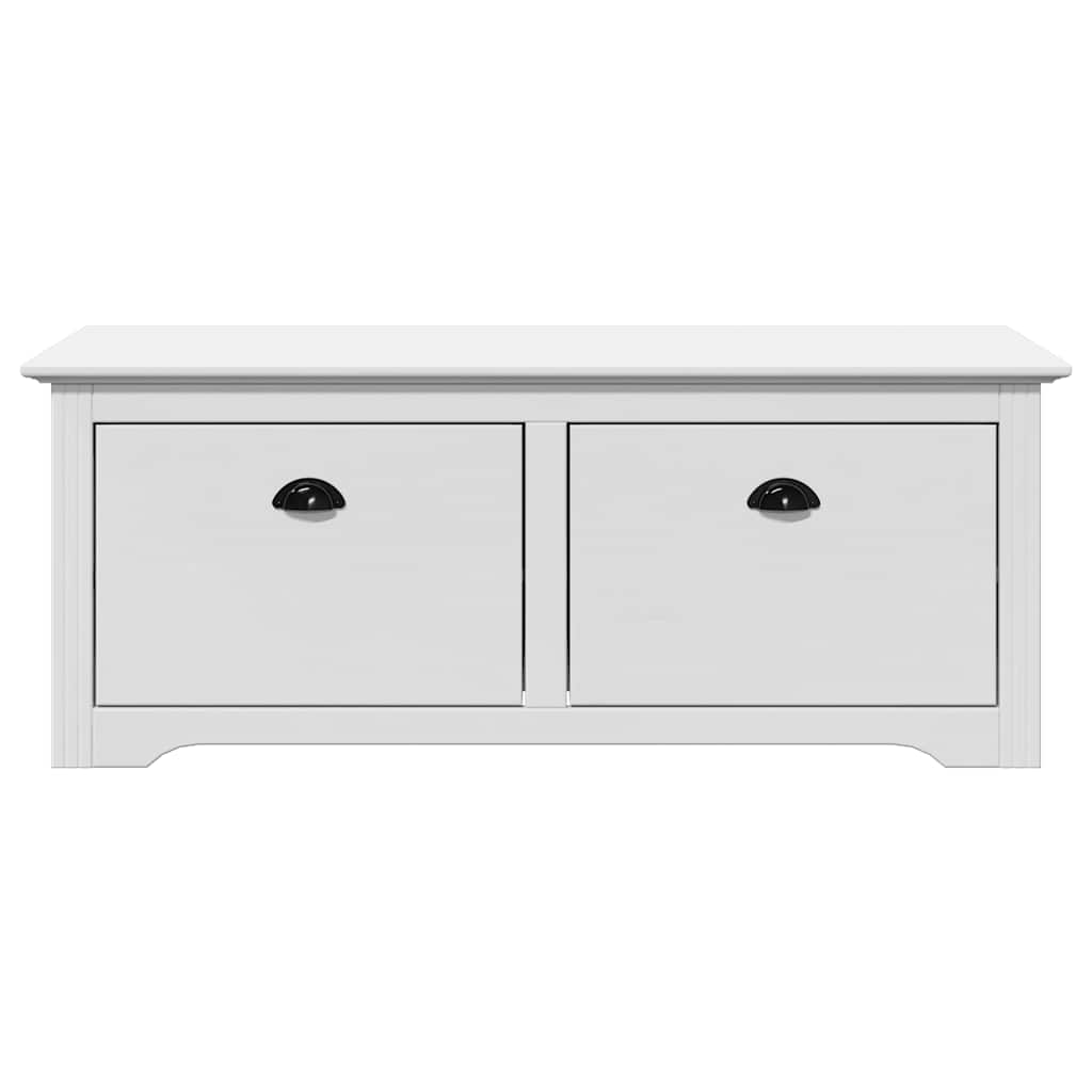 vidaXL Flurbank BODO Weiß 114x40x45 cm