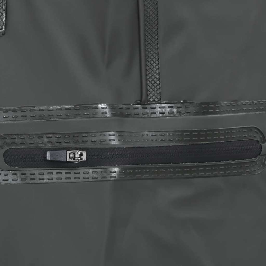 vidaXL Wathose mit Stiefeln und Gürtel Dunkelgrün Größe 38