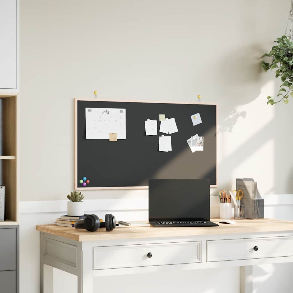 vidaXL Magnetisches Whiteboard mit massivem Kiefernholzrahmen 40x30 cm