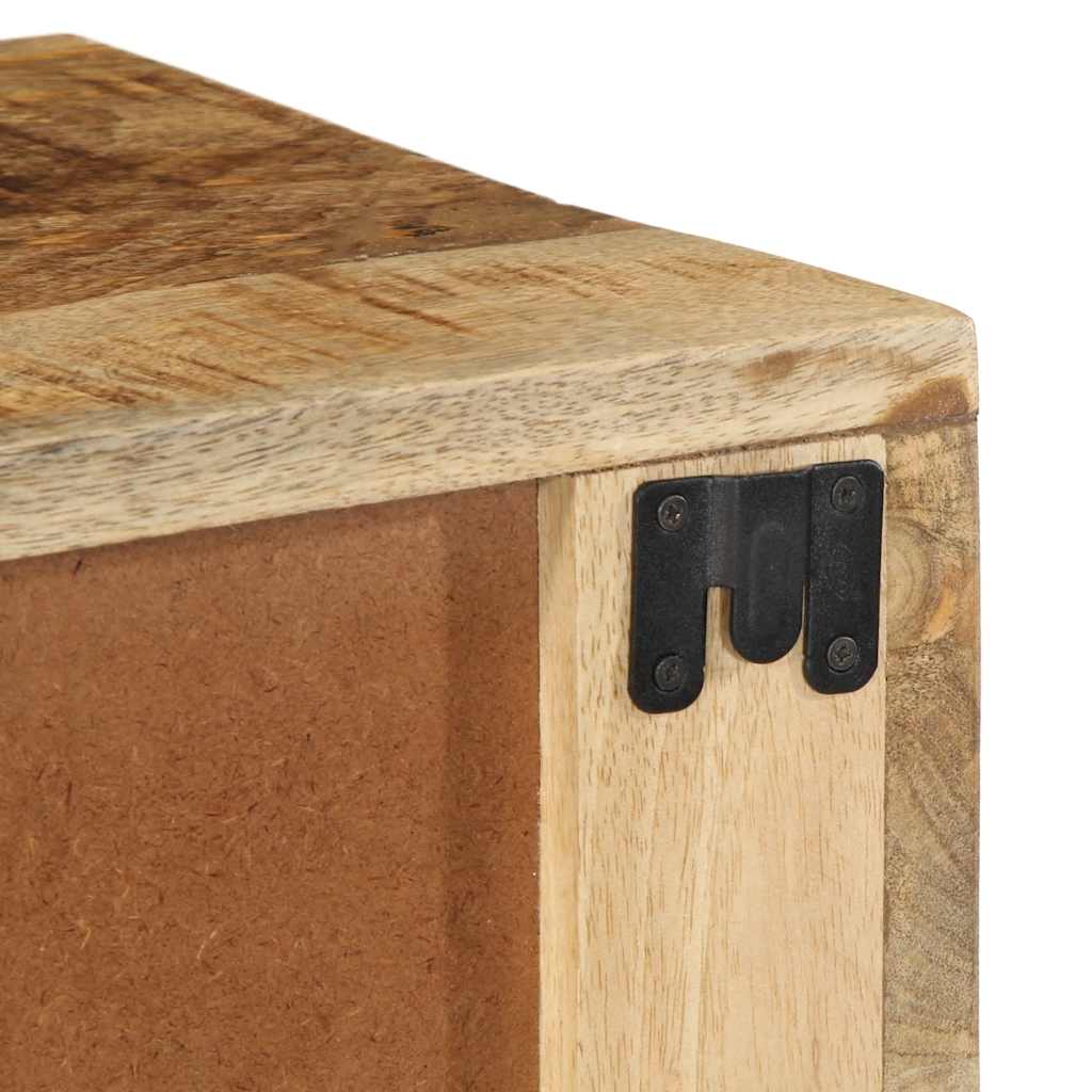 vidaXL TV-Wandschrank 60x30x19 cm Raues Mangoholz