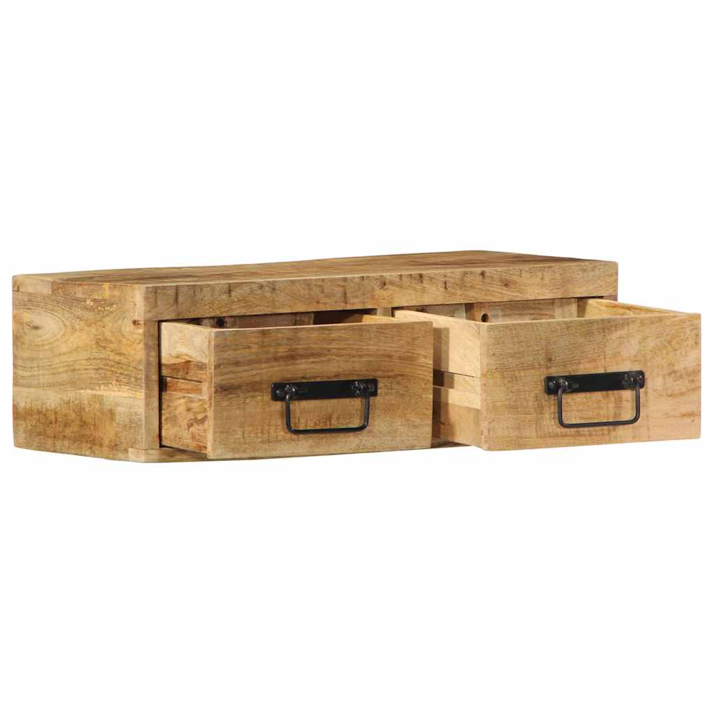 vidaXL TV-Wandschrank 60x30x19 cm Raues Mangoholz