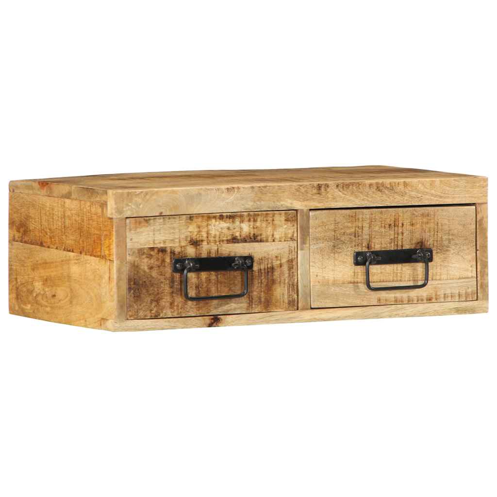 vidaXL TV-Wandschrank 60x30x19 cm Raues Mangoholz