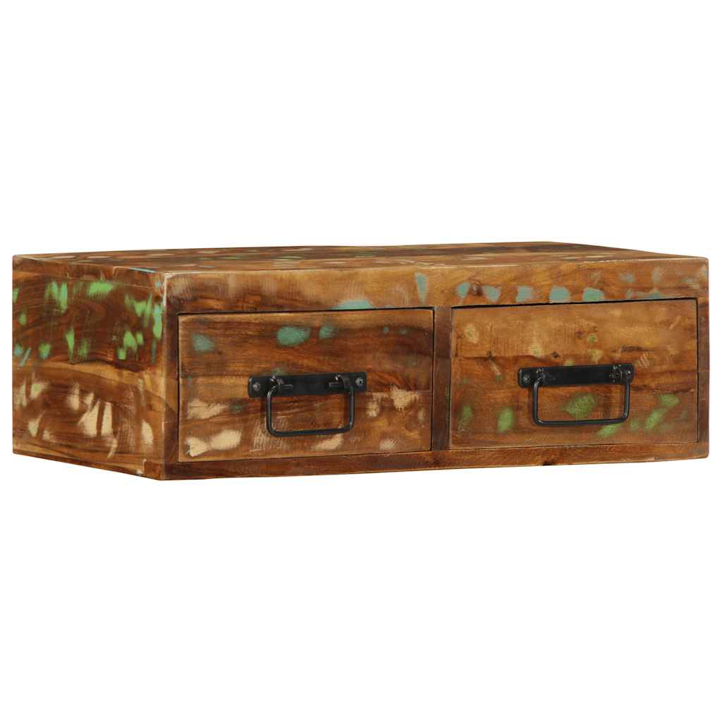 vidaXL TV-Wandschrank 60x30x19 cm Raues Mangoholz