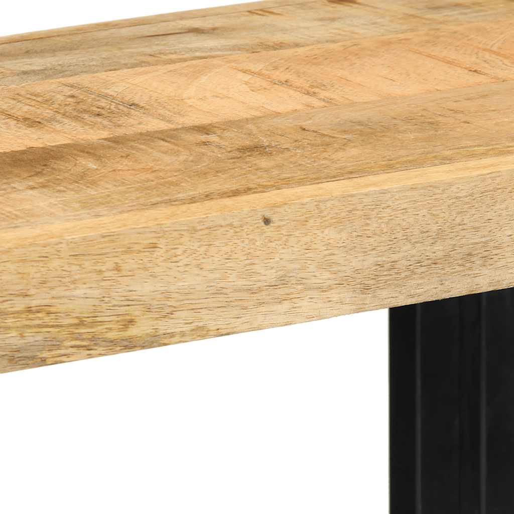 vidaXL Wandregal 70x33x35 cm Raues Massivholz Mango