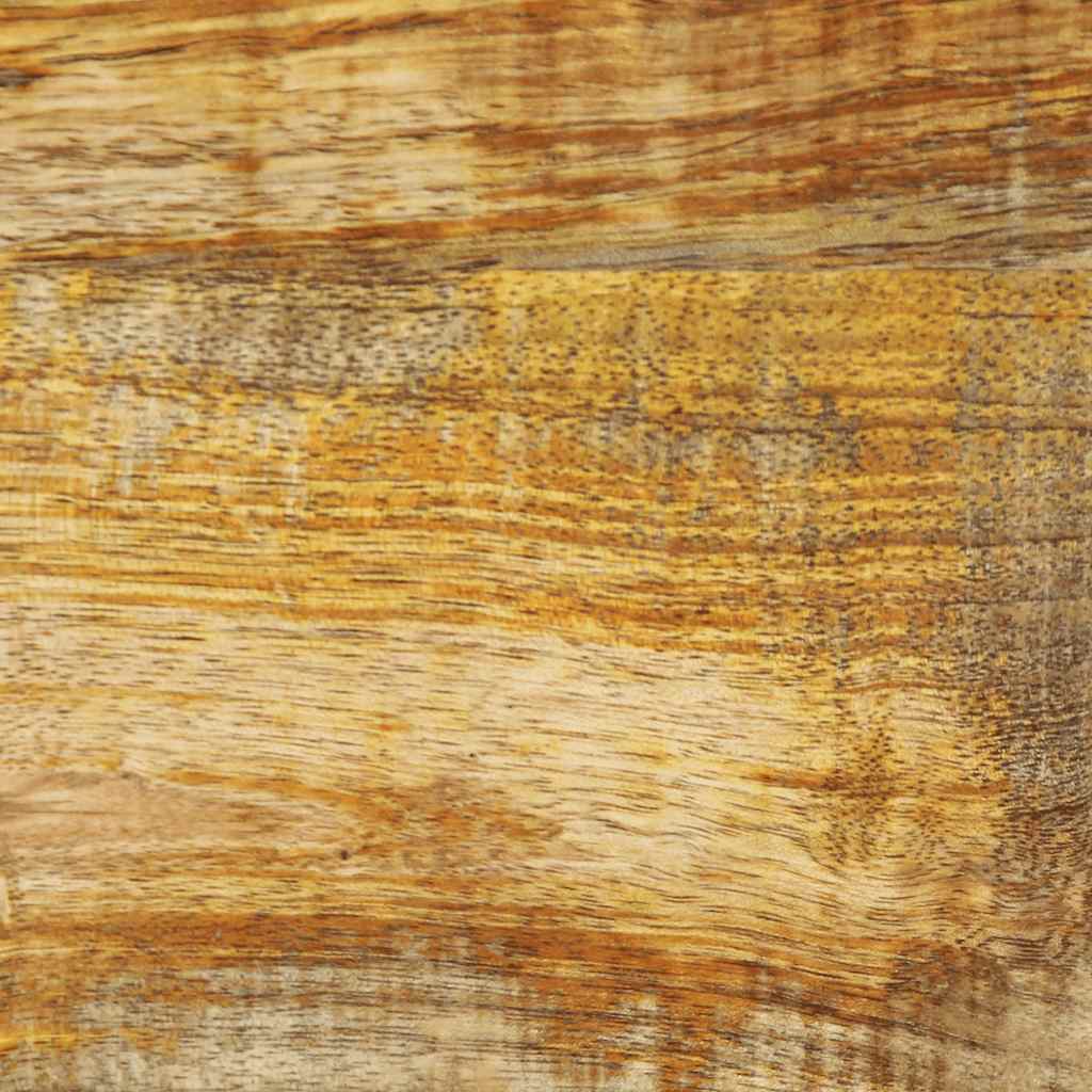 vidaXL Nachttisch 50x27x50 cm Raues Mango-Massivholz