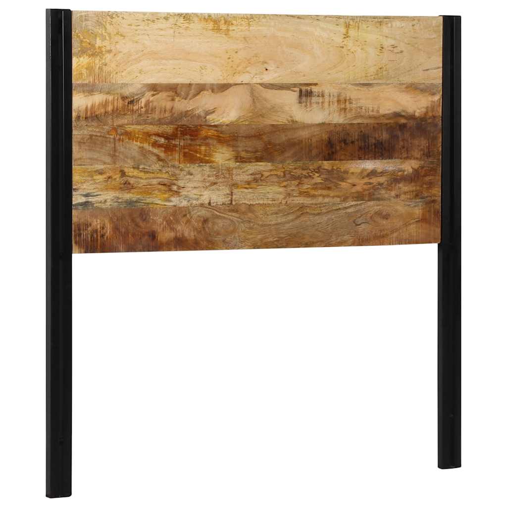 vidaXL Kopfteil 100 cm Massivholz Mango und Eisen