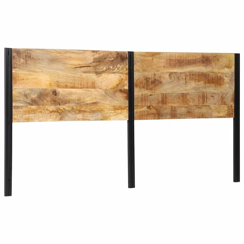 vidaXL Kopfteil 100 cm Massivholz Mango und Eisen