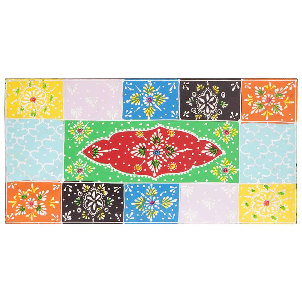 vidaXL Wandregale Mehrfarbig 40 x 20 x 6 cm Massivholz Mango