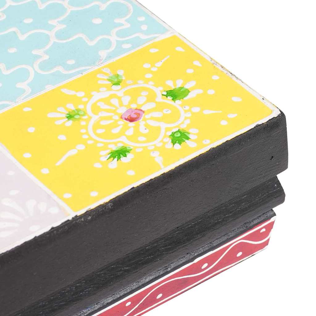 vidaXL Wandregale Mehrfarbig 40 x 20 x 6 cm Massivholz Mango