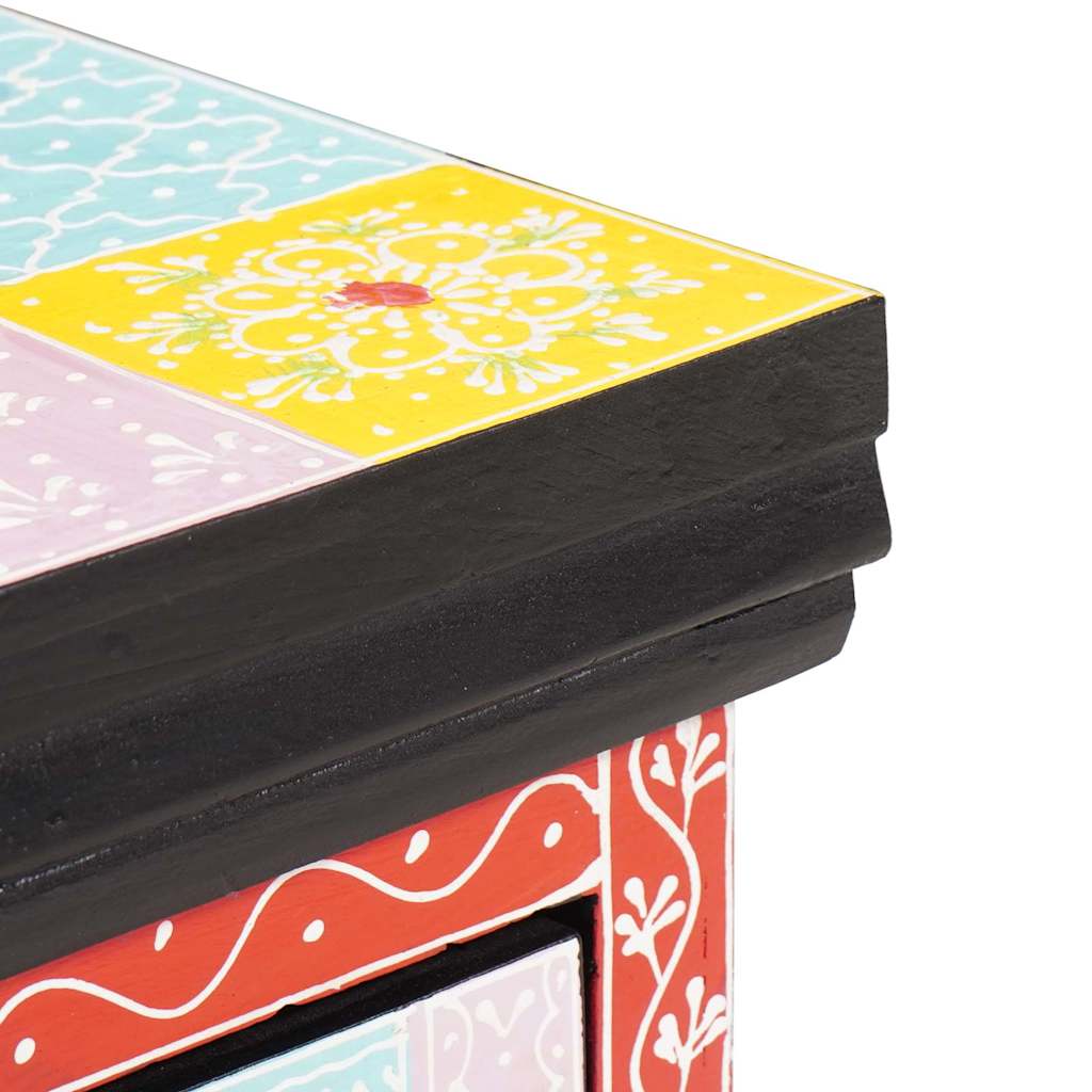 vidaXL Nachttisch mit Schubladen Mehrfarbig 40 x 30 x 28 cm