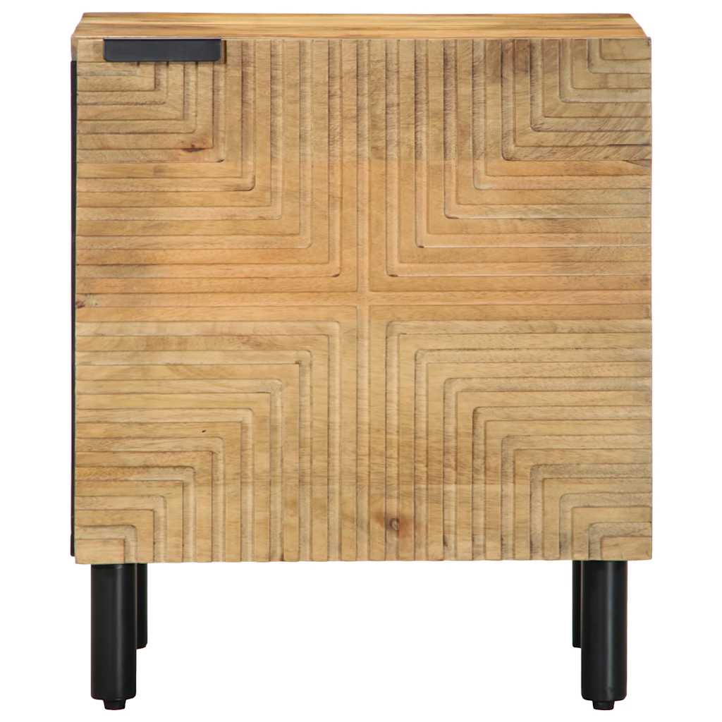 vidaXL Nachttisch Braun 40x33x46 cm Massivholz Mango