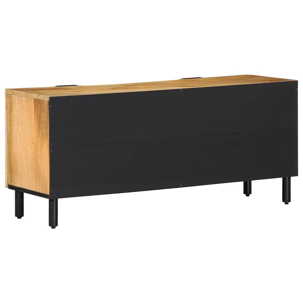 vidaXL TV-Schrank Braun 105x33x46 cm Massivholz Mango