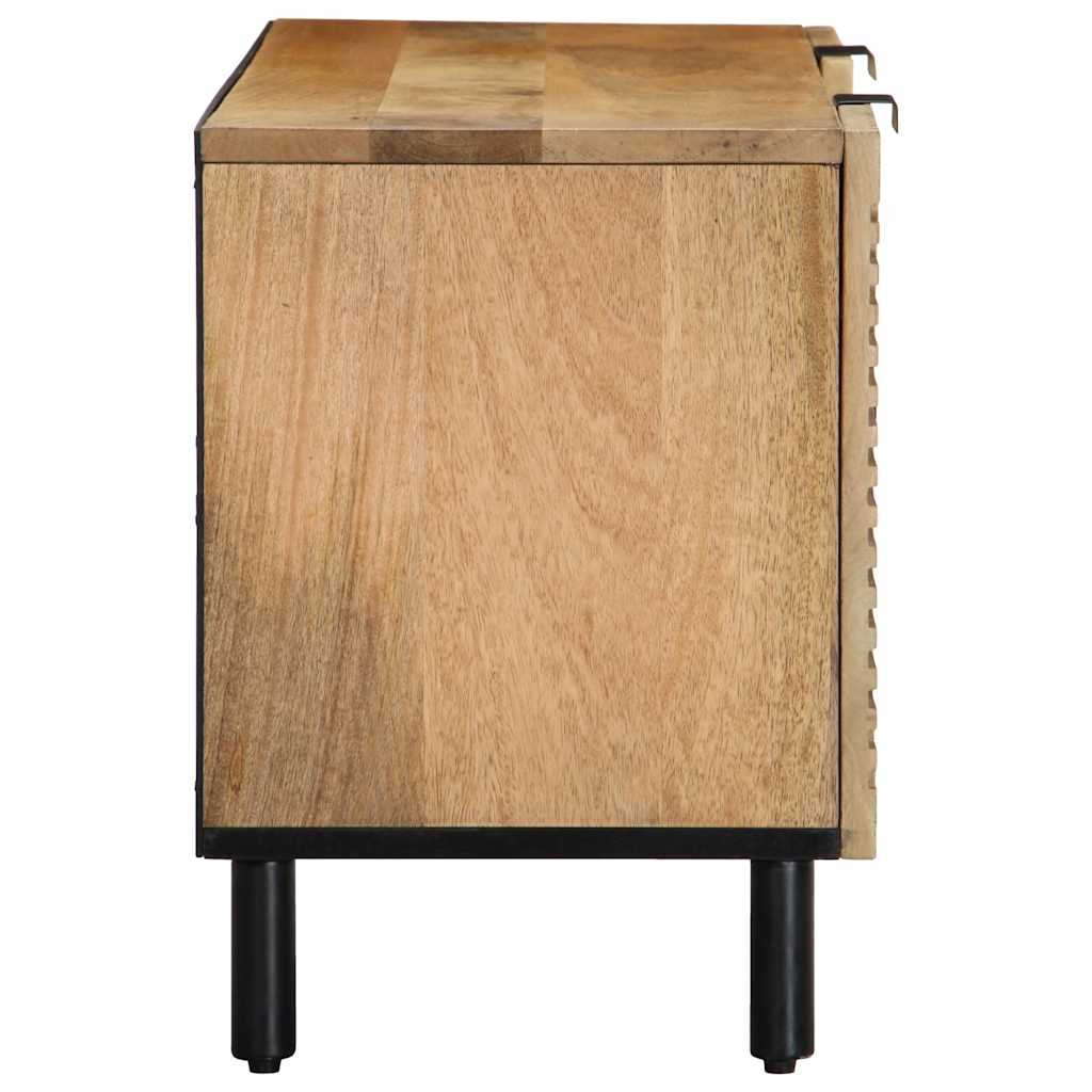 vidaXL TV-Schrank Braun 105x33x46 cm Massivholz Mango