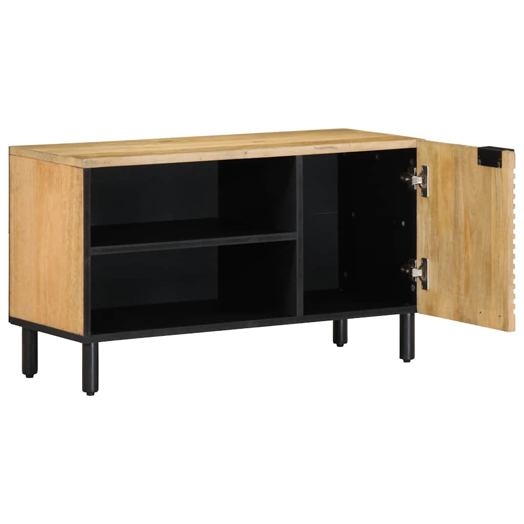 vidaXL TV-Schrank Braun 80x31,5x46 cm Massivholz Mango