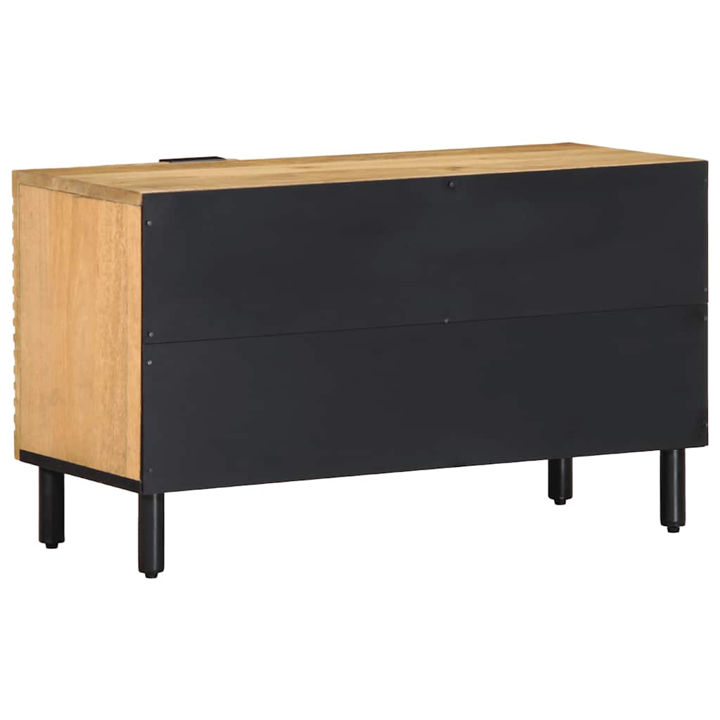 vidaXL TV-Schrank Braun 80x31,5x46 cm Massivholz Mango