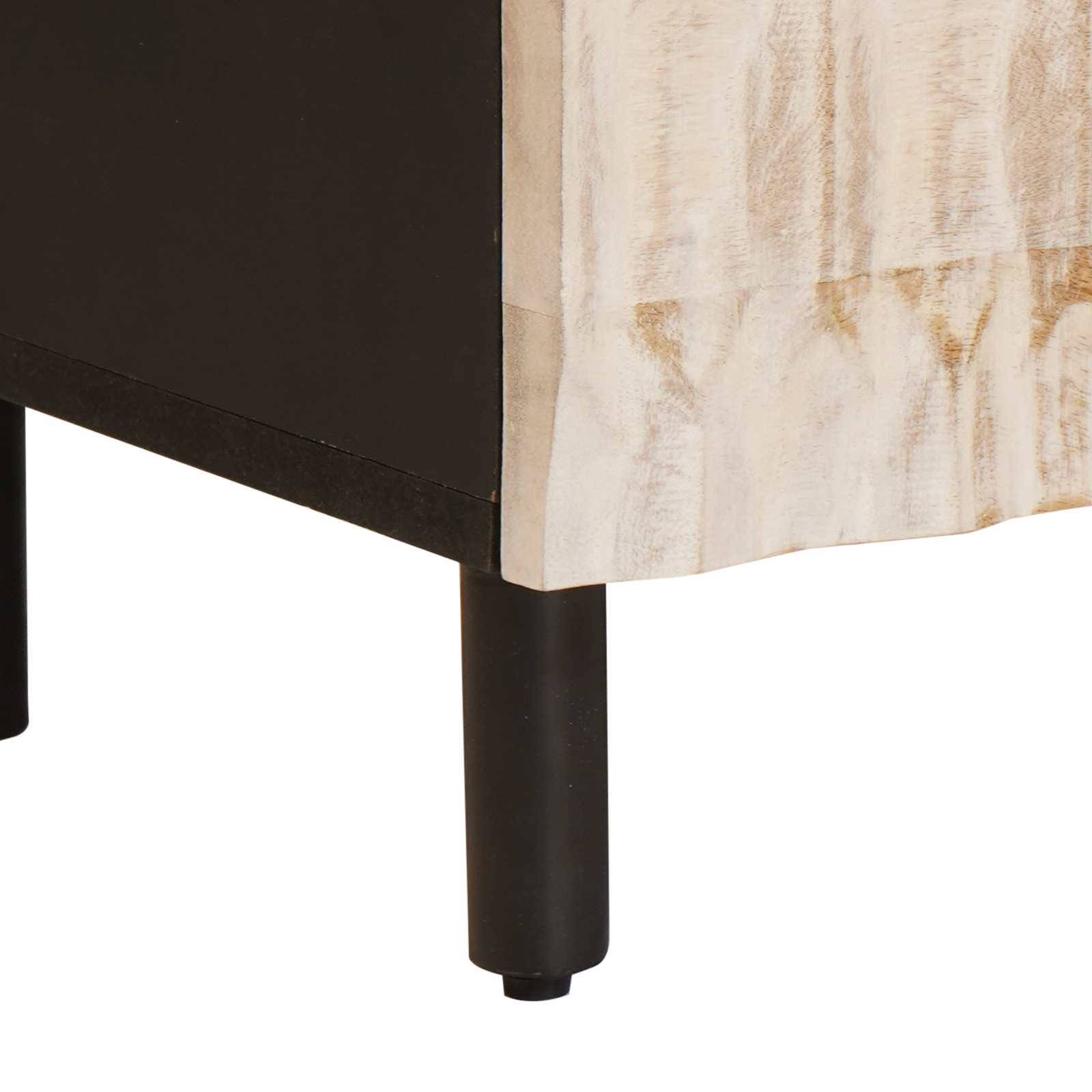 vidaXL TV-Schränk Weiße gewaschene Oberfläche 70 x 33,5 x 46 cm