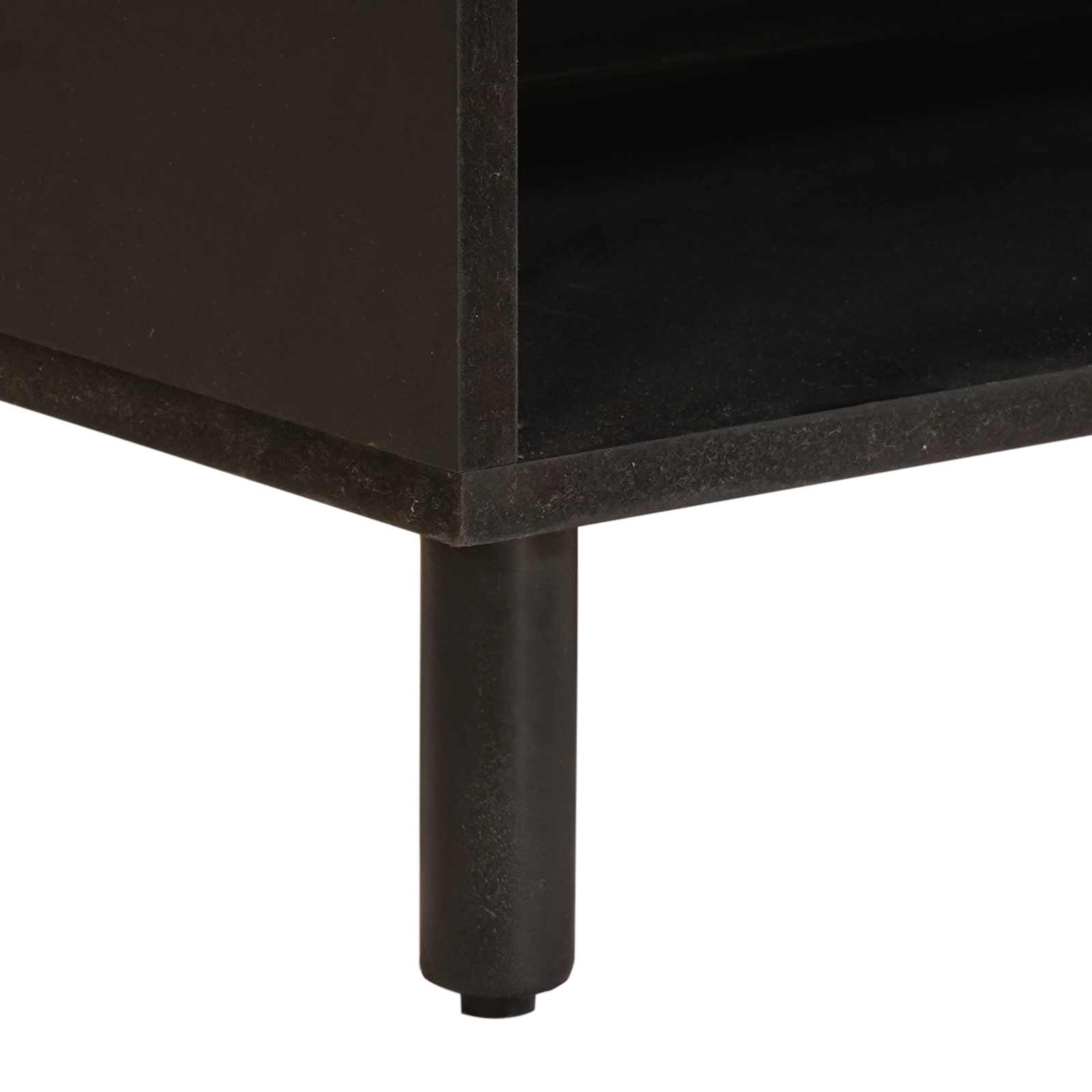 vidaXL TV-Schränk mit Tür Weiße gewaschene Oberfläche 80 x 33 x 46 cm