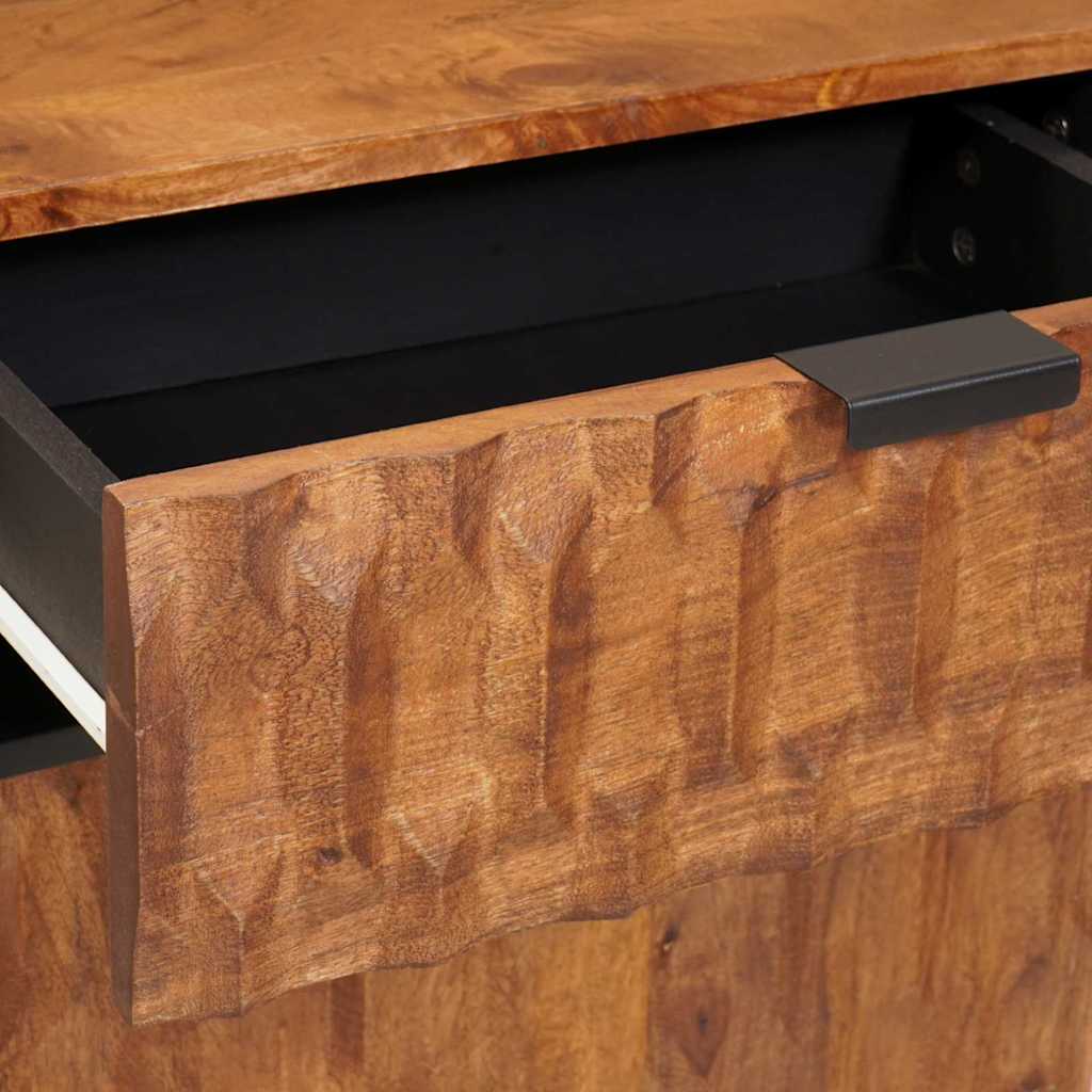 vidaXL Nachttisch Braun 50 x 33 x 60 cm Massivholz Mango