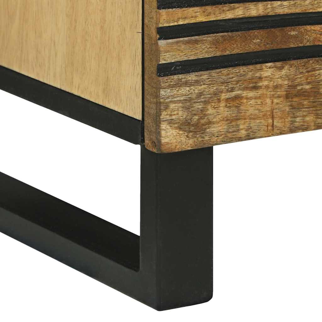 vidaXL Nachttisch Braun 40 x 33 x 46 cm Massivholz Akazie