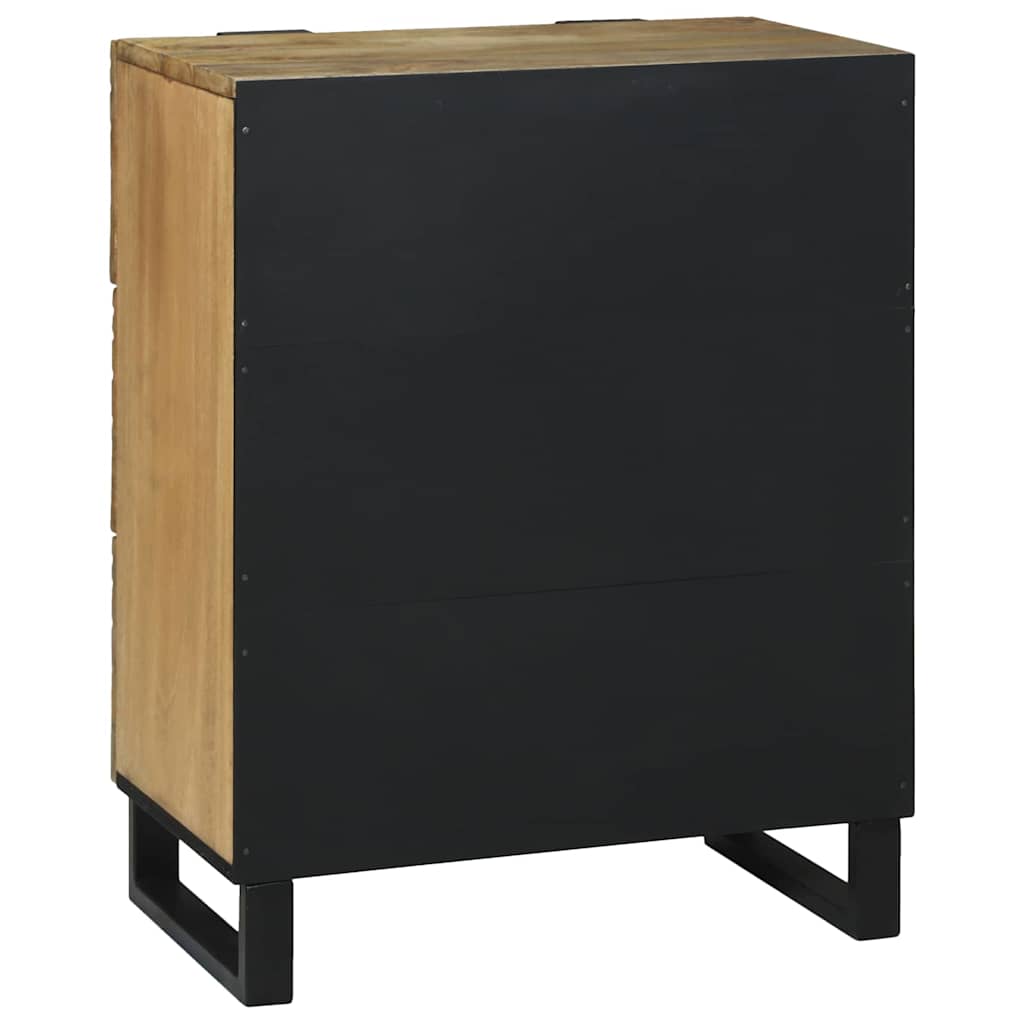 vidaXL Sideboard Braun 60 x 33.5 x 75 cm Massivholz Mango
