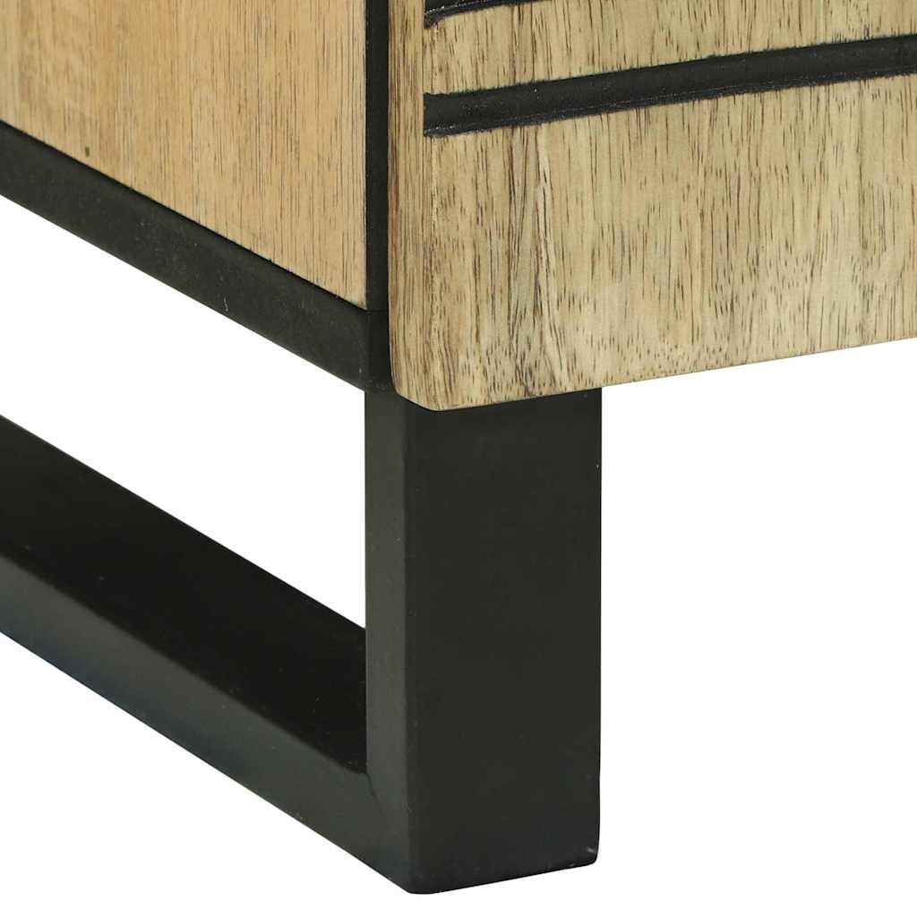 vidaXL Nachttisch Braun 50 x 33 x 62 cm Massivholz Akazie