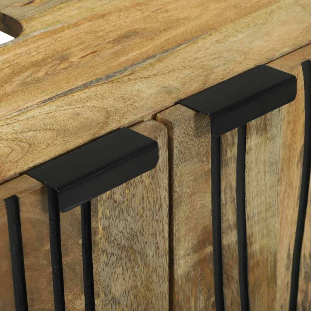 vidaXL Waschbeckenschrank mit Tür Braun 62 x 33 x 58 cm Holzwerkstoff