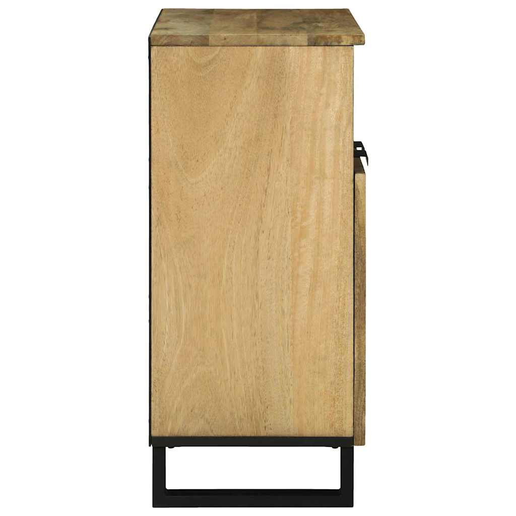 vidaXL Sideboard Braun 60 x 33 x 75 cm massives Mangoholz