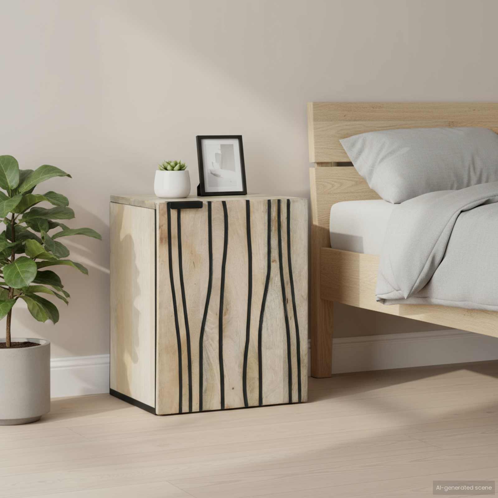 vidaXL Waschbeckenschrank Braun 38 x 33,5 x 48 cm Holzwerkstoff