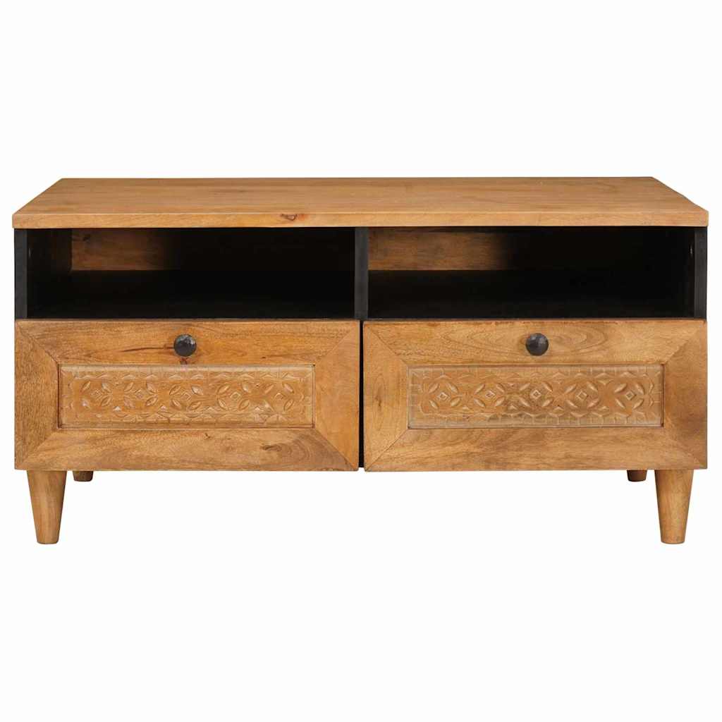 vidaXL Couchtisch Hellbraun 80 x 54 x 40 cm Massivholz Akazie