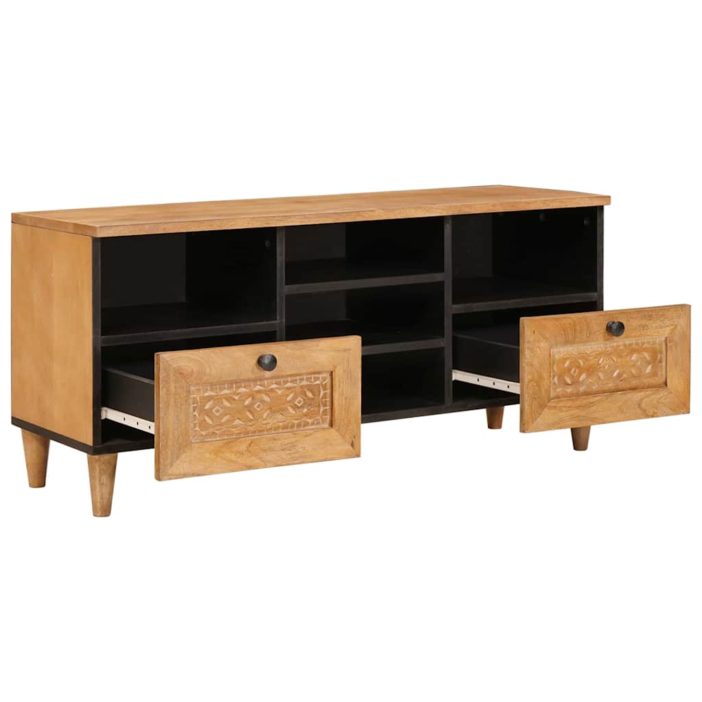 vidaXL TV-Einheiten mit Regal Hellbraun 100 x 33 x 46 cm Holzwerkstoff