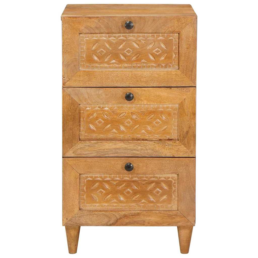 vidaXL Sideboard mit Schubladen Hellbraun 33,5 x 40 x 75 cm