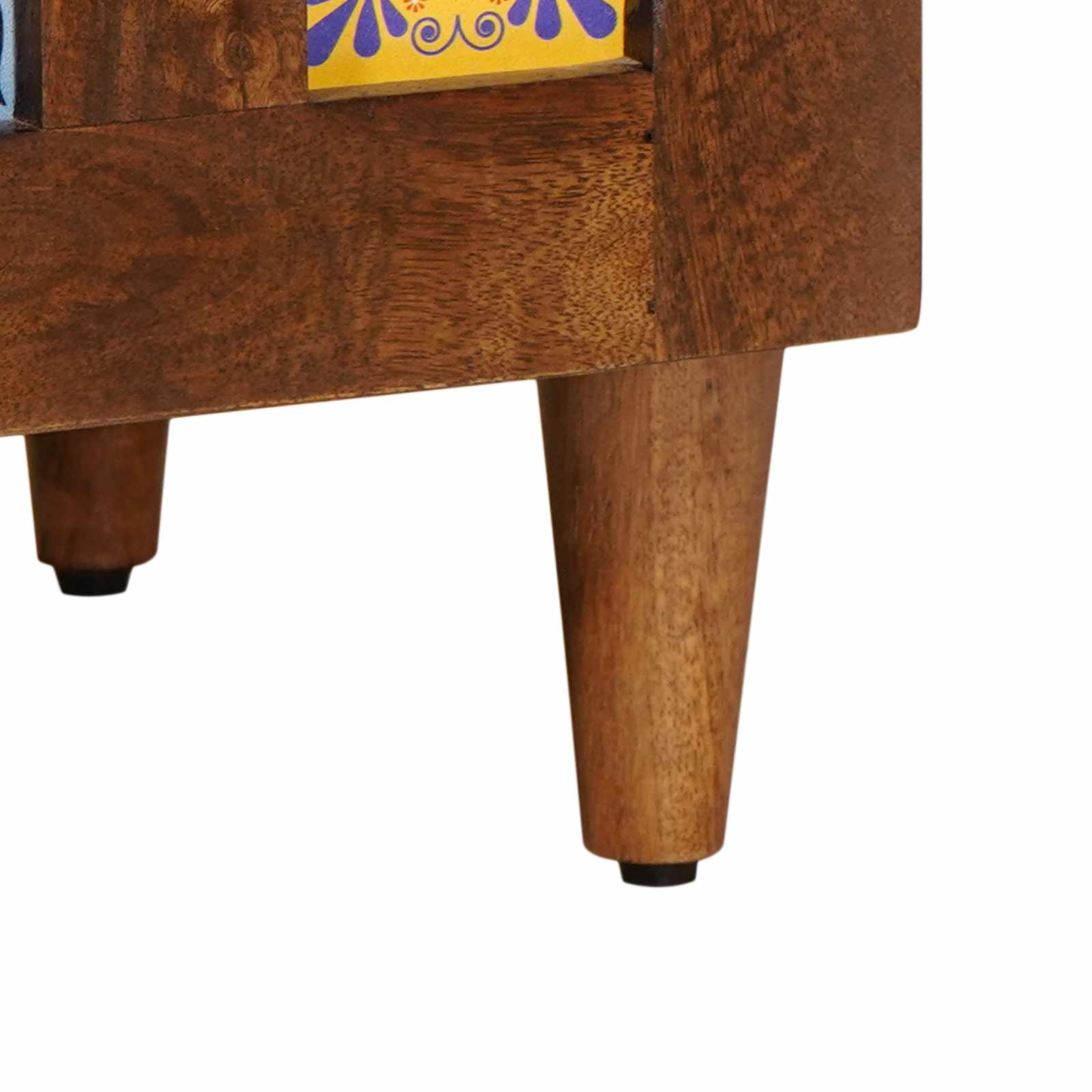 vidaXL Sideboard Walnuss 60 x 33,5 x 75 cm Massivholz Mango