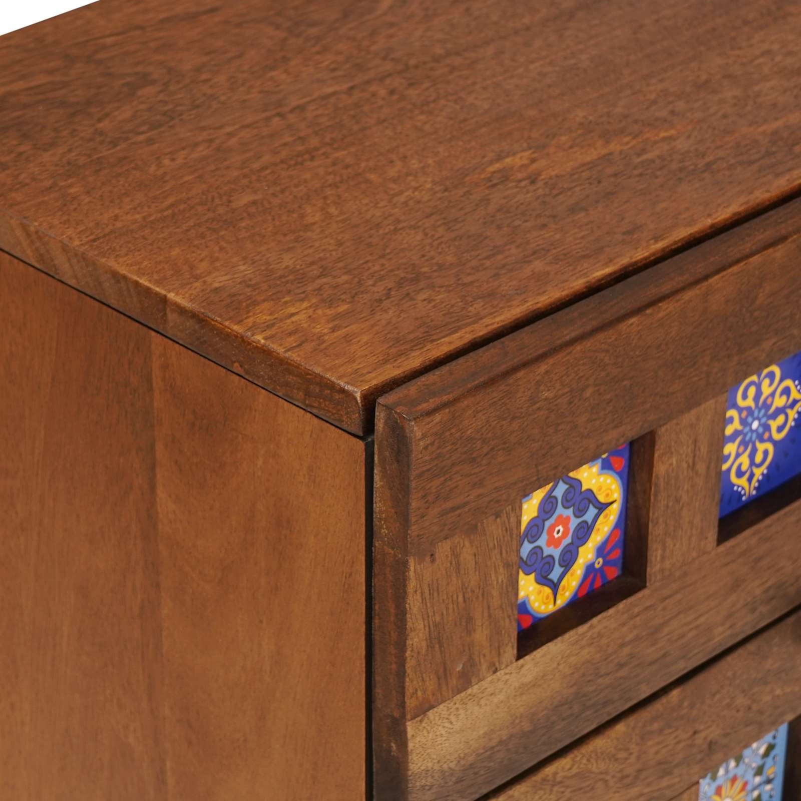 vidaXL Nachttisch Braun 50 x 33 x 60 cm Massivholz Mango