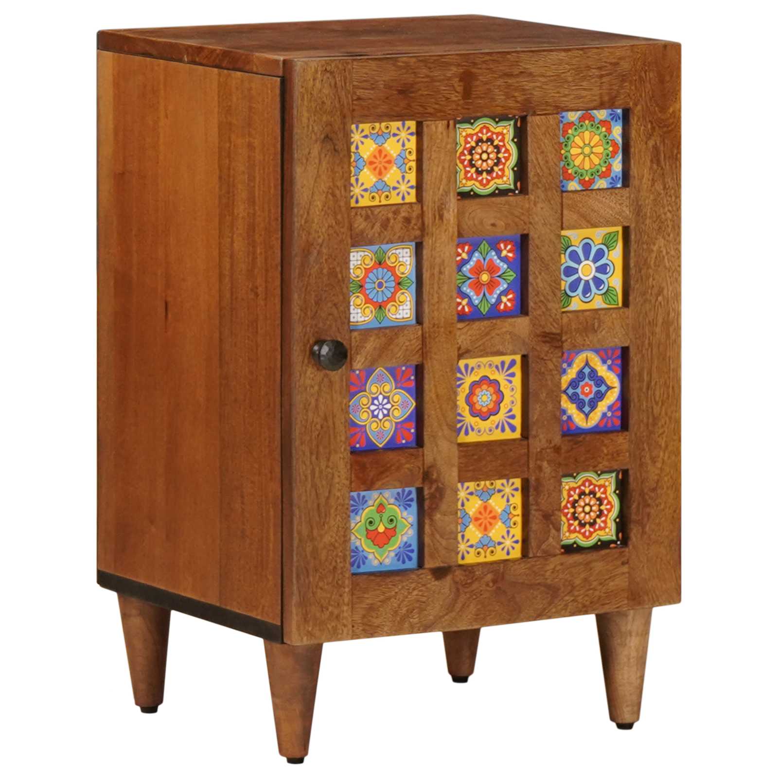 vidaXL Badezimmerschrank mit Speicher Walnuss 38 x 33,5 x 58 cm