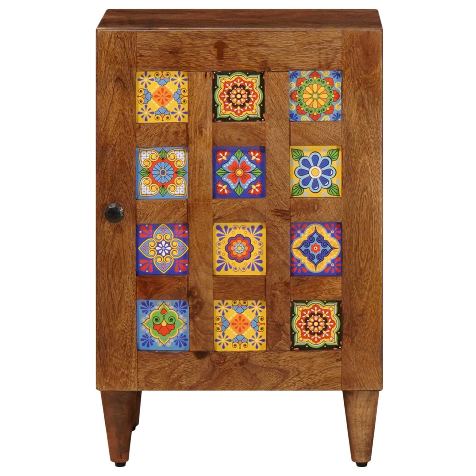 vidaXL Badezimmerschrank mit Speicher Walnuss 38 x 33,5 x 58 cm