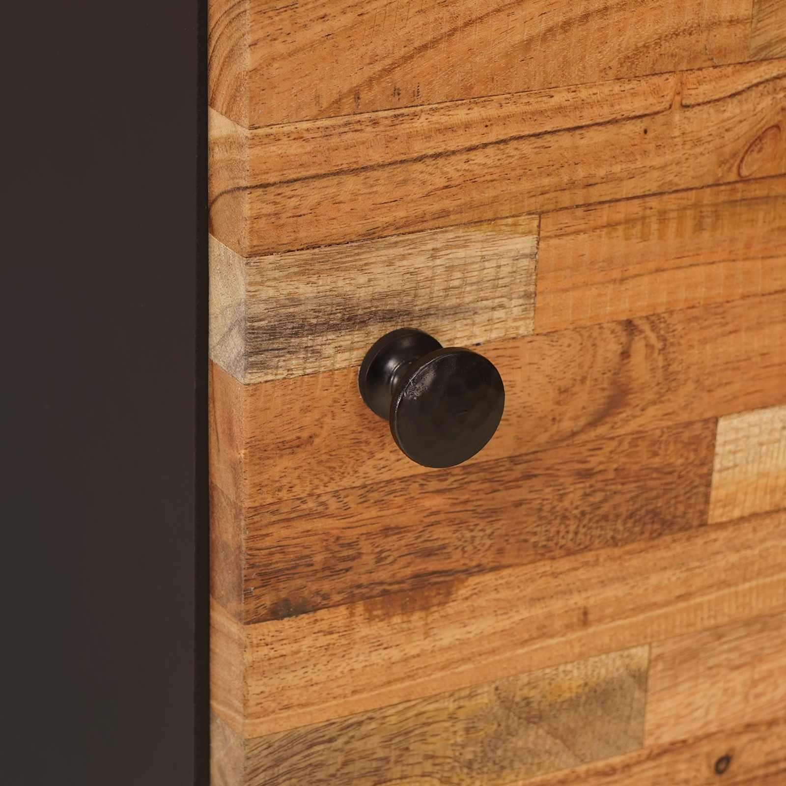 vidaXL Nachttisch Braun 40 x 33 x 46 cm Massivholz Mango