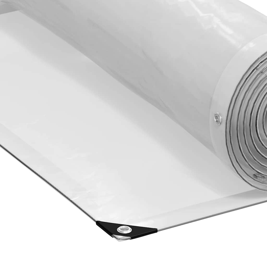vidaXL Transparente Plane mit Ösen 1x2 m Polyethylen