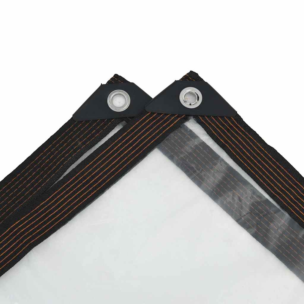 vidaXL Klare Plane mit Ösen 2x2 m Polyethylen