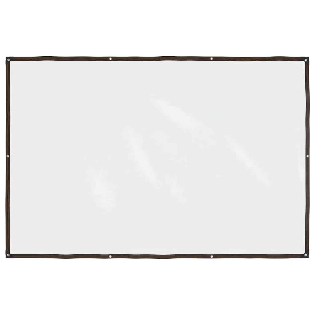 vidaXL Klare Plane mit Ösen 2x2 m Polyethylen