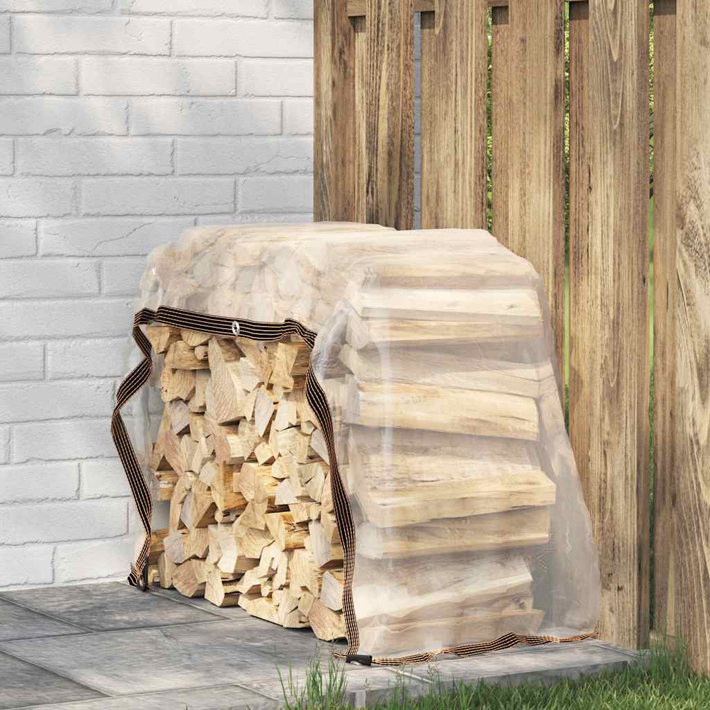 vidaXL Transparente Plane mit Ösen 1x3 m PVC