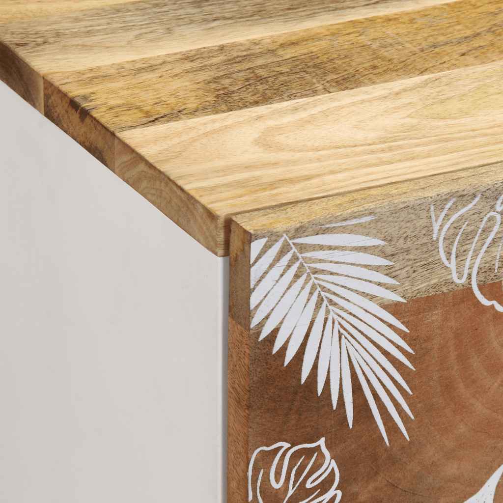 vidaXL Nachttisch 40x33,5x46 cm Massivholz Mango