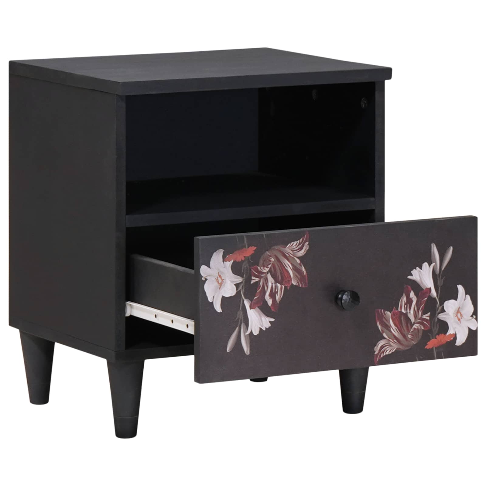 vidaXL Nachttisch Braun 40 x 33 x 46 cm Massivholz Mango