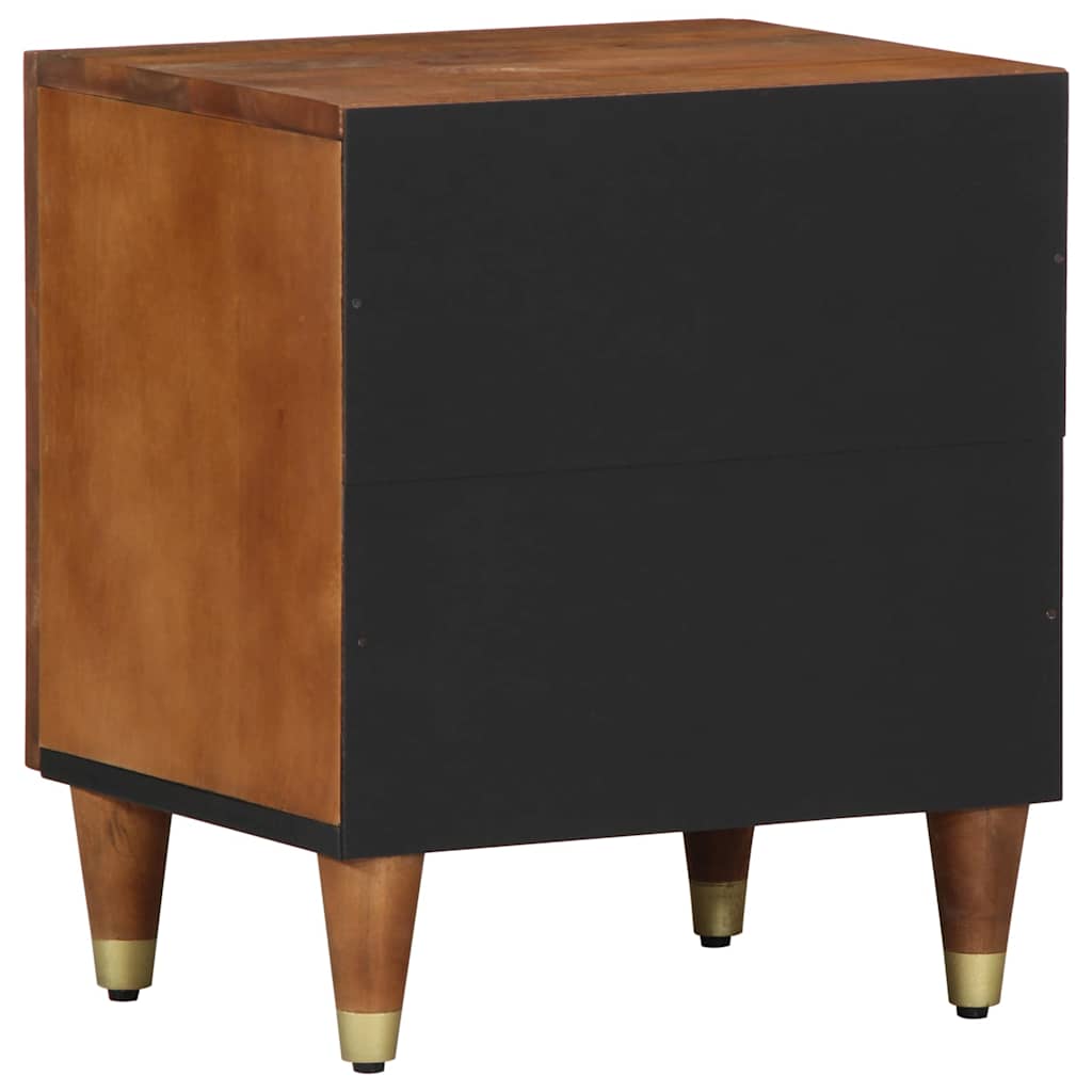 vidaXL Bedside Cabinet with Door Honigbraun 40 x 33 x 46 cm