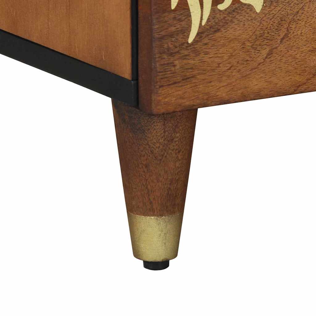 vidaXL Nachttisch Honigbraun 40 x 33 x 46 cm Massivholz Mango