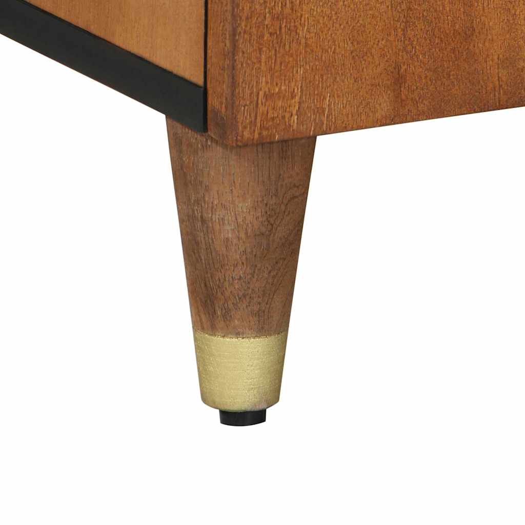 vidaXL TV-Schränk mit Tür Honigbraun 105 x 33 x 46 cm Massivholz Mango