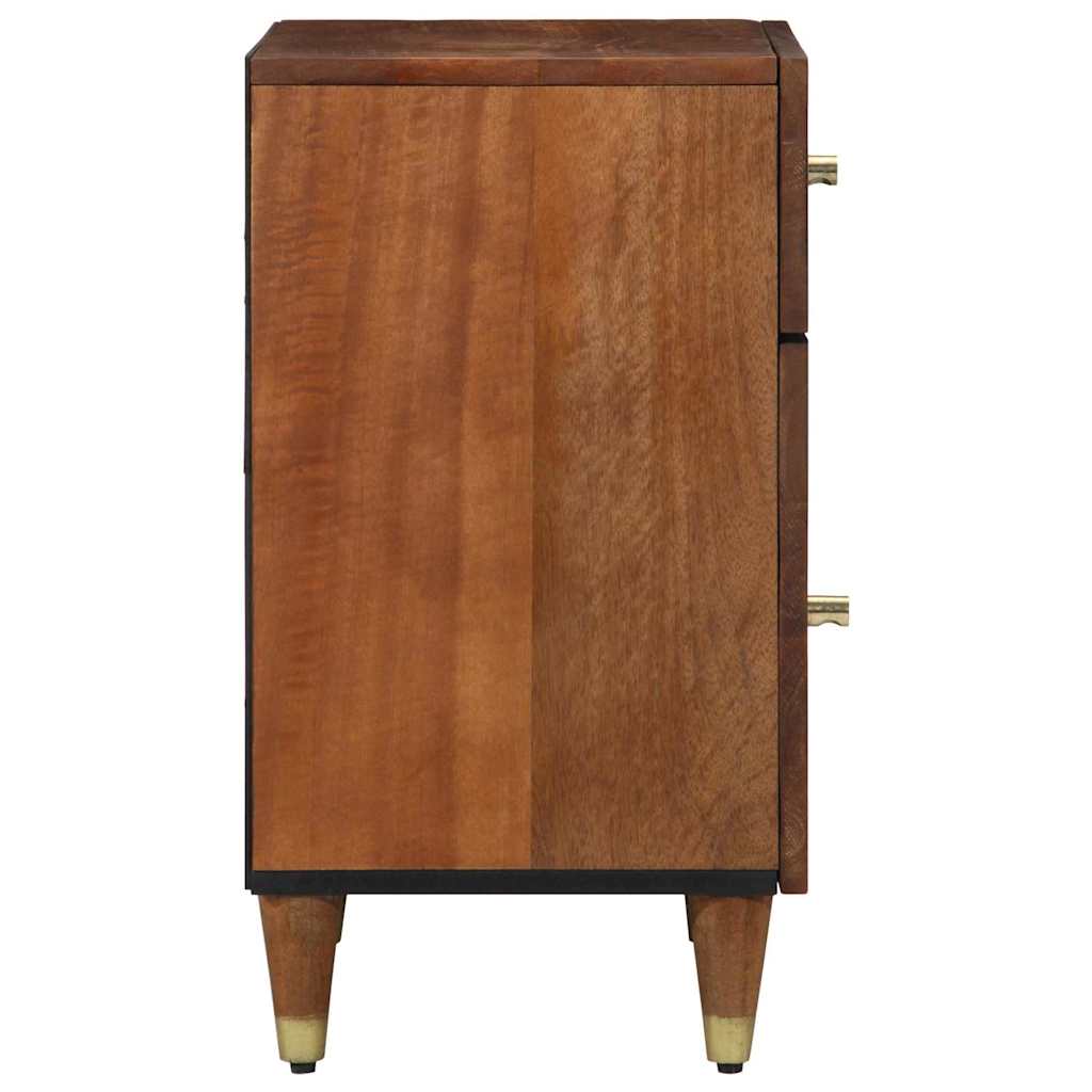 vidaXL Bedside Cabinet with Door Honigbraun 50 x 33 x 60 cm