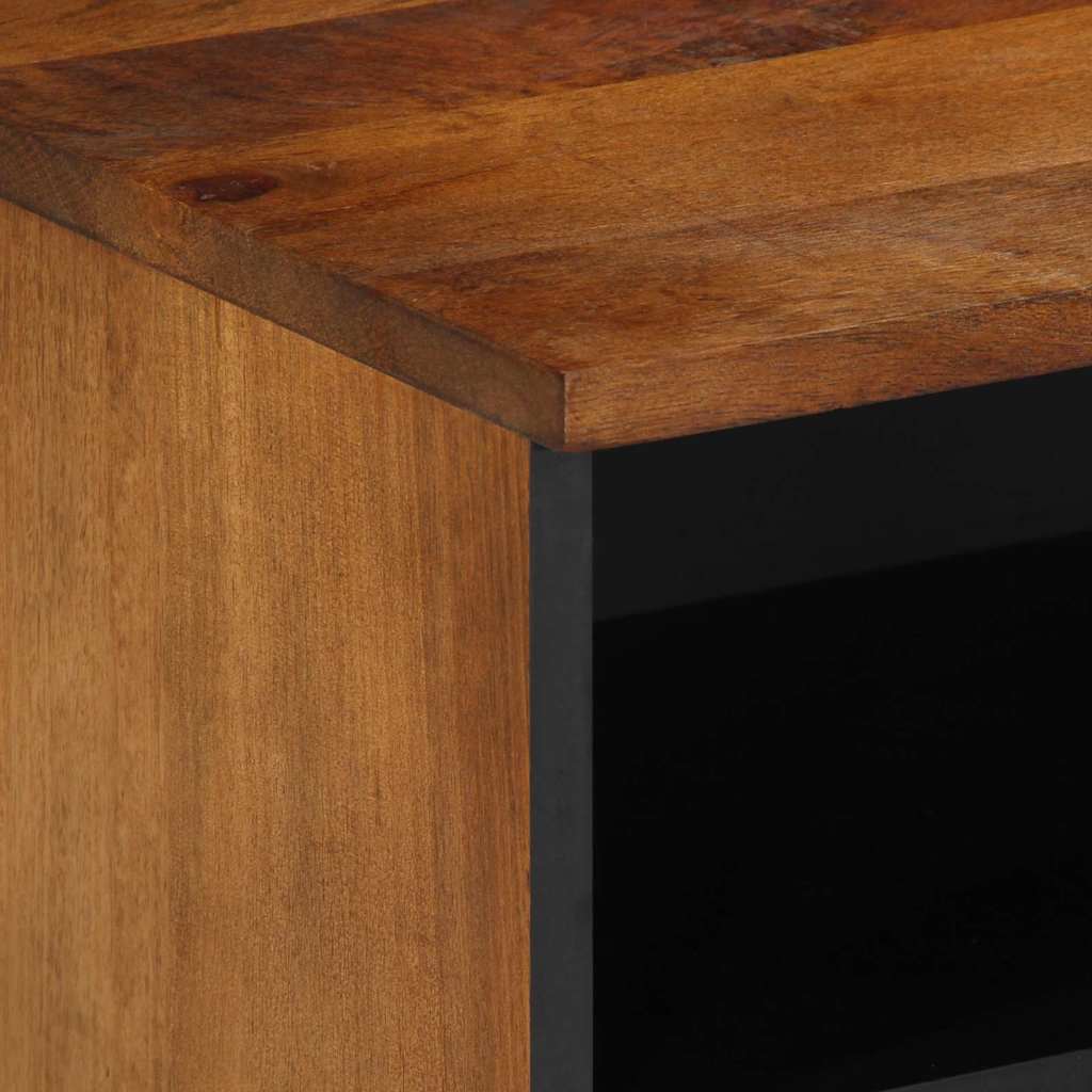 vidaXL TV-Schränk Honigbraun 100 x 33 x 46 cm Massivholz Mango