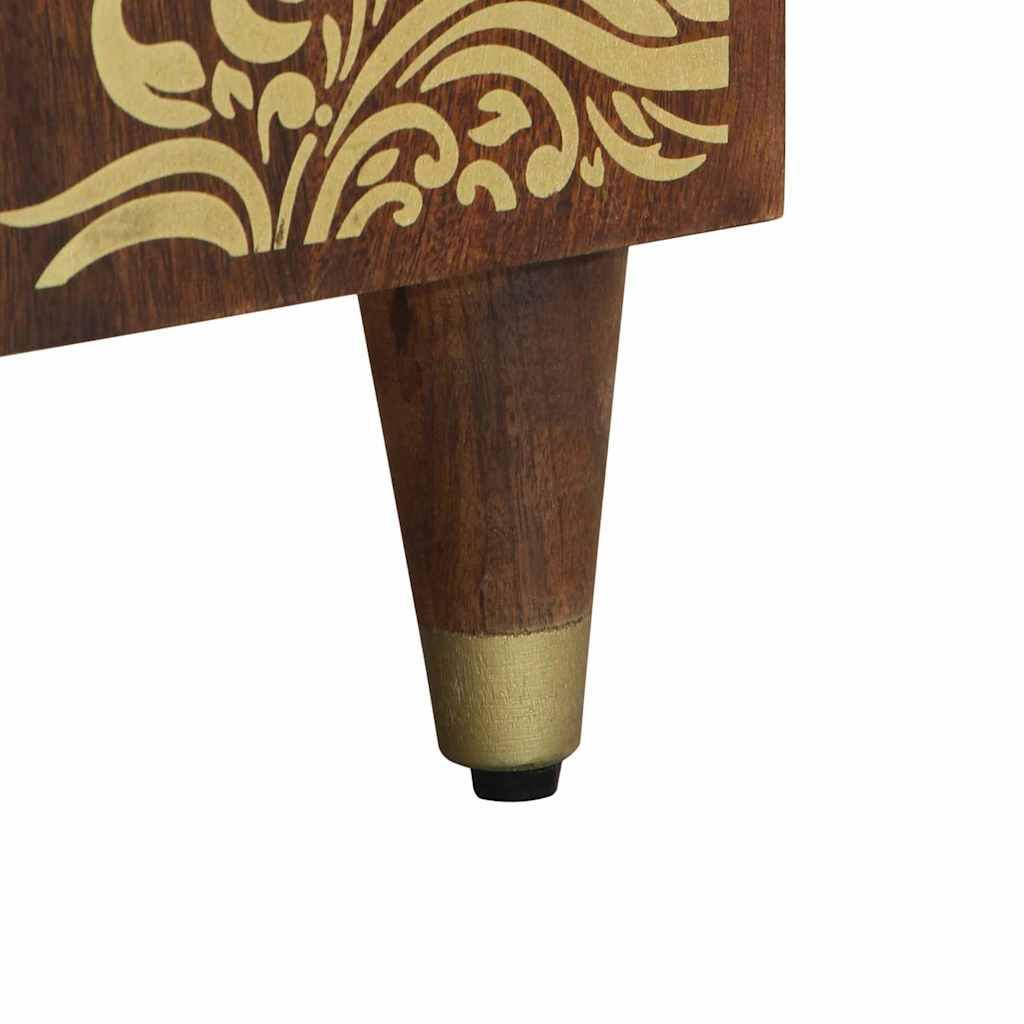 vidaXL Badezimmerschrank Honigbraun 38 x 33 x 58 cm Massivholz Mango