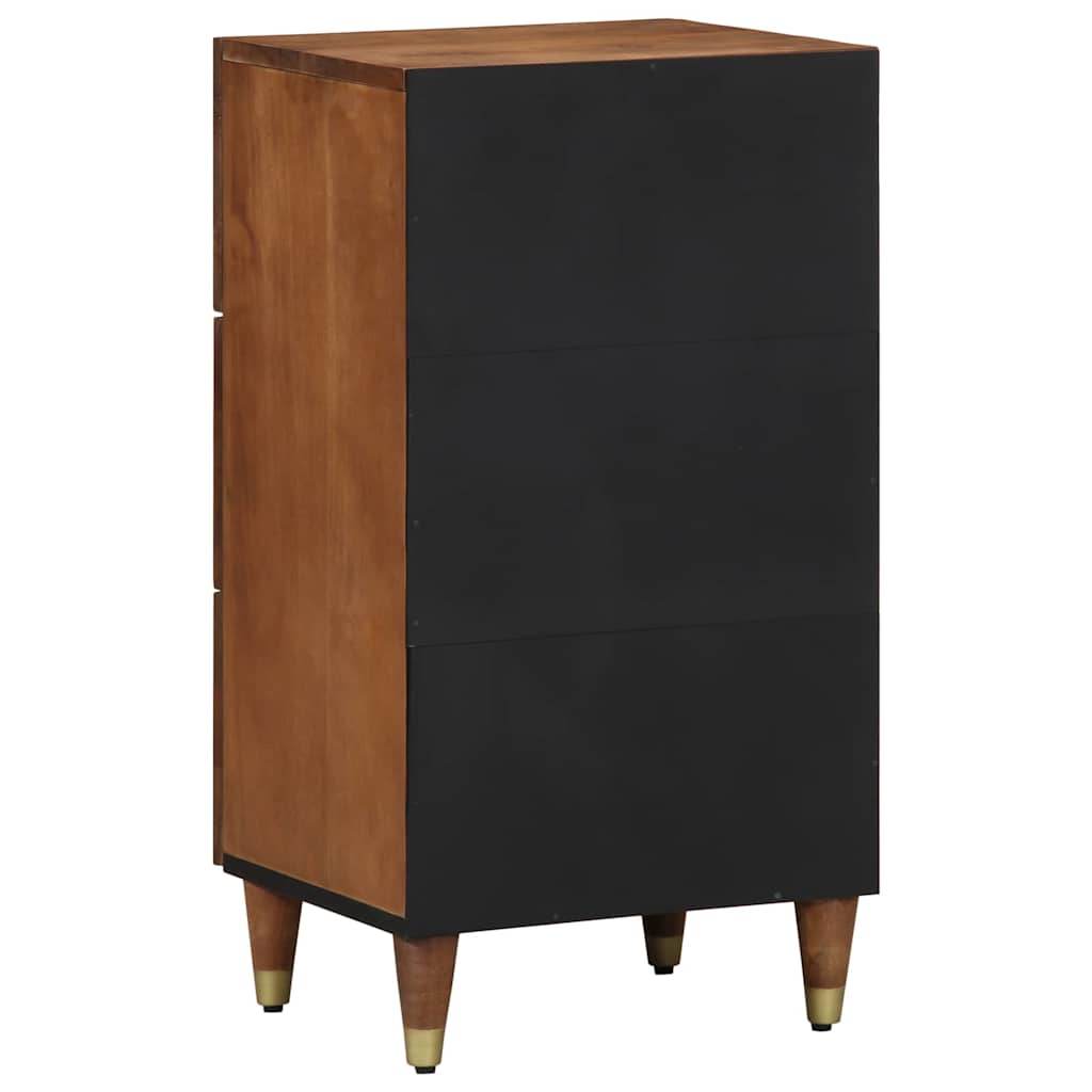 vidaXL Sideboard mit Schubladen Braun 40 x 33 x 75 cm Massivholz Mango