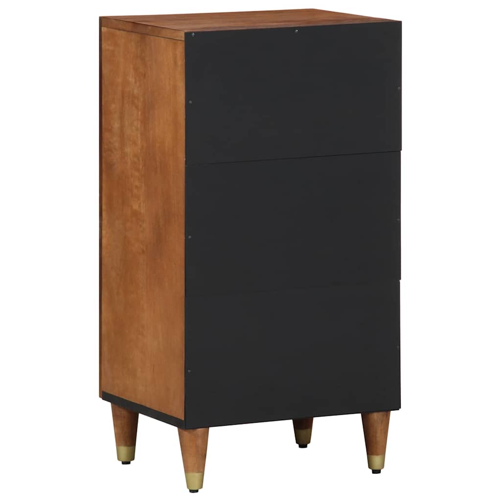 vidaXL Sideboard mit Regal Braun 40 x 33 x 75 cm Massivholz Mango